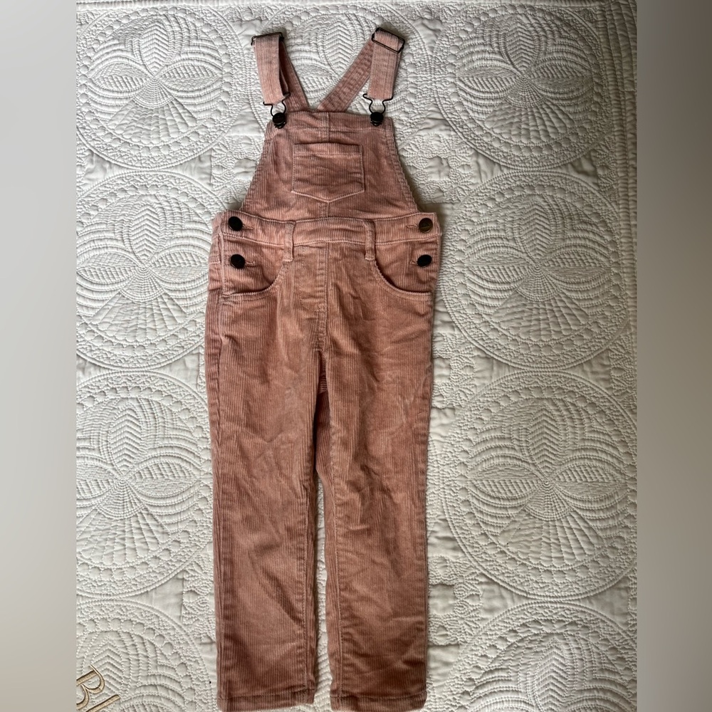 Jamie Kay pink corduroy overalls sz 2